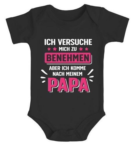 Baby body bedruckt mit spruch - bedruckt,