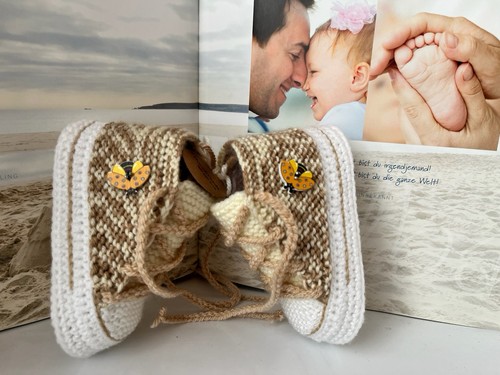 Babyschuhe chuck 5cm - babyschuhe, beige