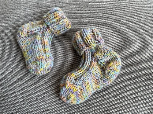 Bunte babysocken handarbeit - babysocken,,