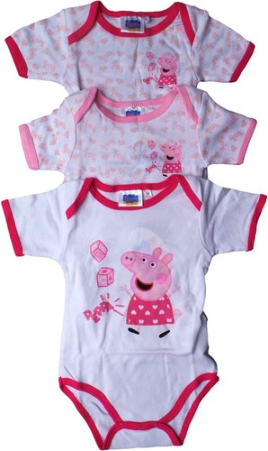 Peppa wutz kurzarm - peppa, 3er