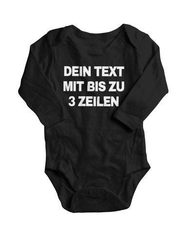 Unisex langarm baby strampler - baby,