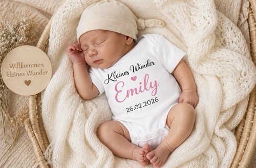 Baby body personalisiert mit - baby,